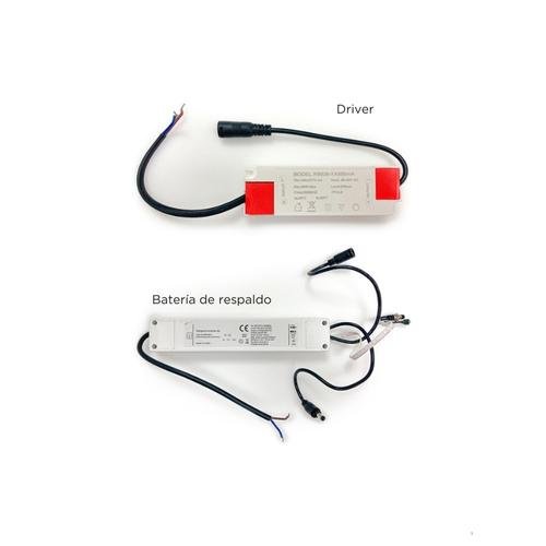 Panel 36W 60X60, Interior Con Bateria de Emergencia 65K - Wattko